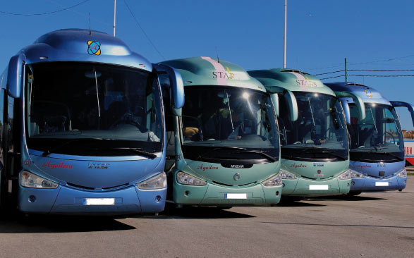 autocares aguilera traslado de grupos en malaga