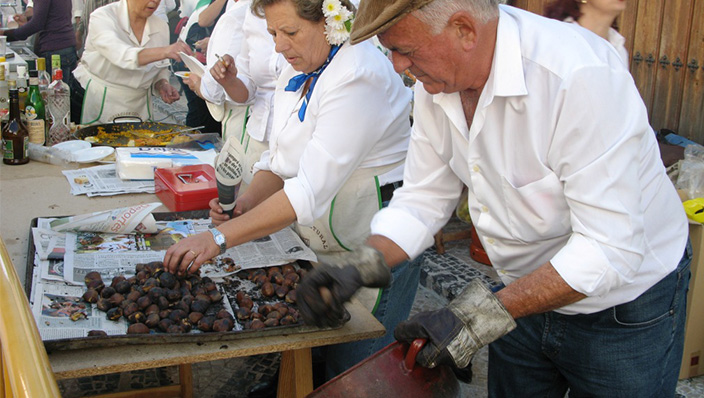 fiesta de la castaña alcaucin