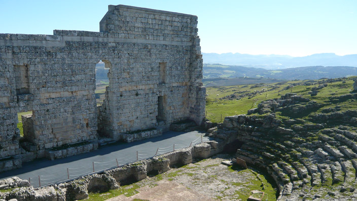 las ruinas de acinipo